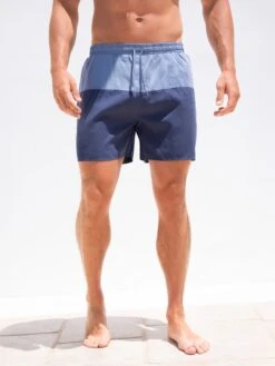 Anchor Swim Shorts - Dusty Blue -Blakely Clothing Store 3673DUSTYBLUED 2