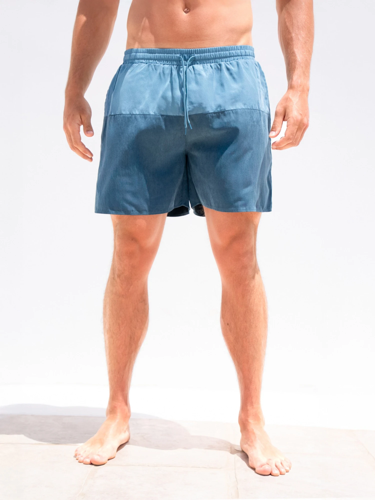 Anchor Swim Shorts - Teal Green 2 Anchor Swim Shorts - Teal Green - Image 2