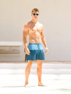 Anchor Swim Shorts - Teal Green 8 Anchor Swim Shorts - Teal Green -Blakely Clothing Store 3673TEALGREEND 3