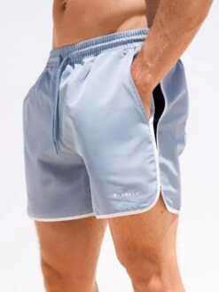 Panel Swim Shorts - Light Blue -Blakely Clothing Store 3674LIGHTBLUED 2