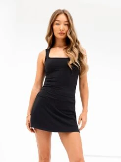 Lucia Vest Top - Black 7 Lucia Vest Top - Black -Blakely Clothing Store 3694BLACK01D