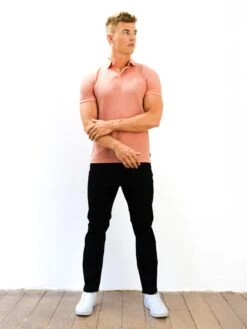 Andorra Polo Shirt - Pink 9 Andorra Polo Shirt - Pink -Blakely Clothing Store 3707PINK01D