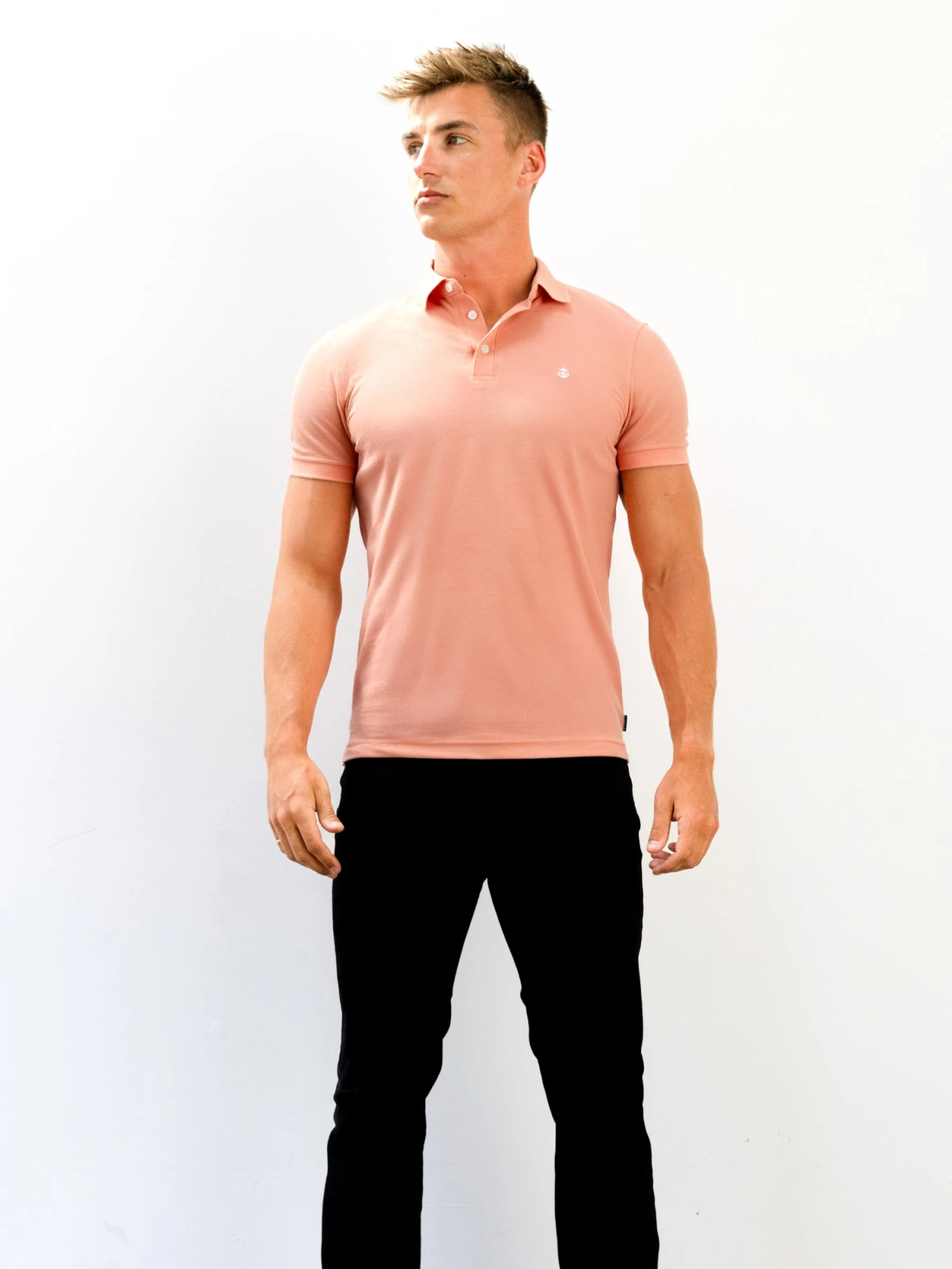 Andorra Polo Shirt - Pink 2 Andorra Polo Shirt - Pink - Image 2