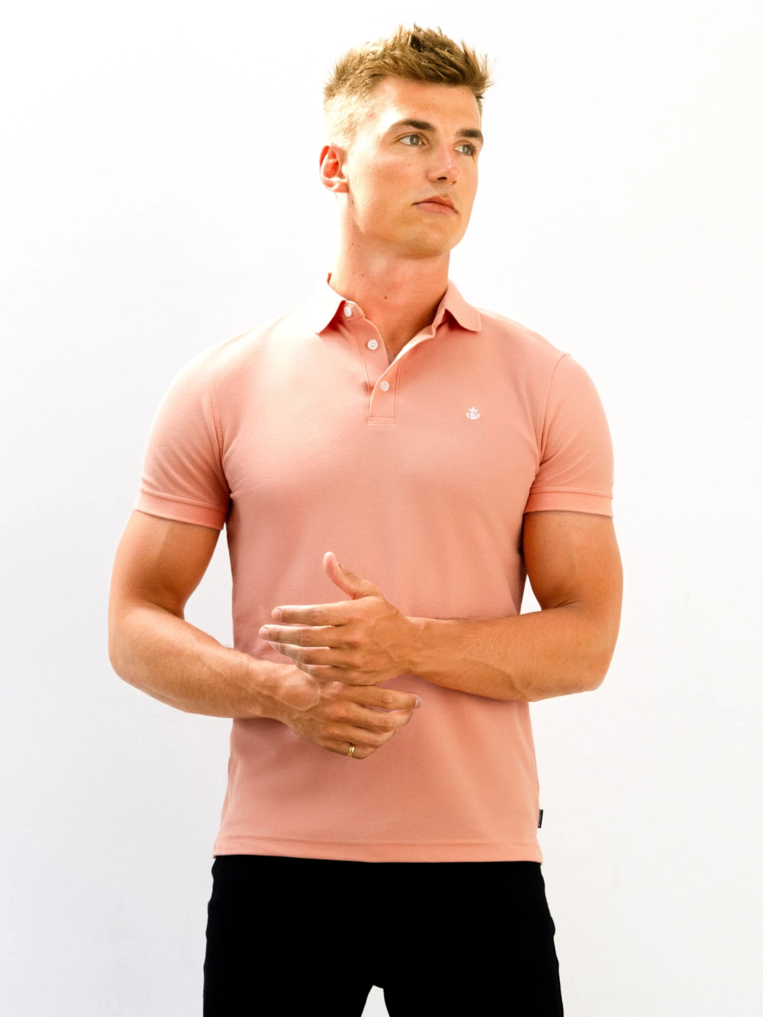 Andorra Polo Shirt - Pink 1 Andorra Polo Shirt - Pink