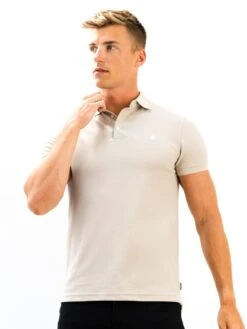 Andorra Polo Shirt - Tan -Blakely Clothing Store 3707TAN02D