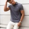 Anchor Polo Shirt - Grey -Blakely Clothing Store 3709POLOD 2