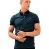 Stripe Polo Shirt - Teal Blue 12 Stripe Polo Shirt - Teal Blue -Blakely Clothing Store 3710TEAL06LEADD