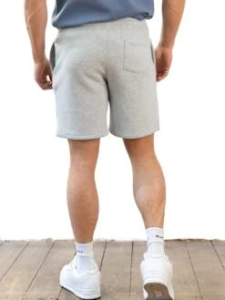 Italic Relaxed Jogger Shorts - Marl Grey -Blakely Clothing Store 379IMARLGREYHORIZONTAL05D