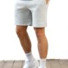 Italic Relaxed Jogger Shorts - Marl Grey -Blakely Clothing Store 379IMARLGREYHORIZONTAL06LEADD