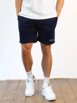 Italic Relaxed Jogger Shorts - Navy -Blakely Clothing Store 379INAVYHORIZONTAL01D