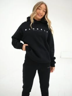 Composure Oversized Hoodie - Black -Blakely Clothing Store 411EblackD 2