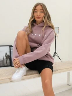 Composure Oversized Hoodie - Dusty Pink -Blakely Clothing Store 411EdustypinkD 3
