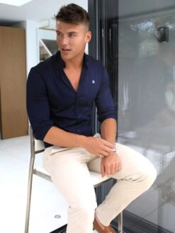 Stretch Chino - Tan -Blakely Clothing Store 595AWorcesterBristol 9dcc0c0a d29c 40d6 a649 01fa7b55d936