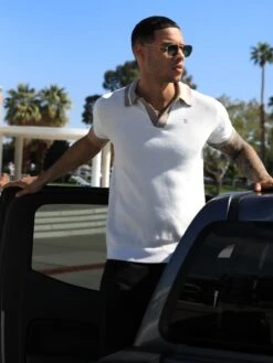 Irvine Polo - Cream -Blakely Clothing Store 6005Cream 02D