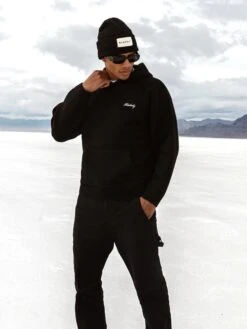 Relaxed Knitted Hoodie - Black -Blakely Clothing Store 6041Black 05D a56c425e 5609 4a98 b2de 9a3d219a88f6