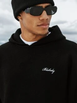 Relaxed Knitted Hoodie - Black -Blakely Clothing Store 6041Black 06D 6cbdc43d ba7c 4316 86ae bd09bda22e55