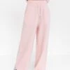 Knitted Wide Leg Sweatpants - Marshmallow Pink -Blakely Clothing Store 6066Pink 03LEADD