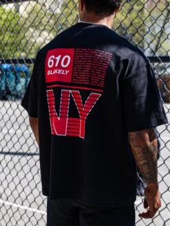 Tribeca 610 Unfitted T-Shirt - Black -Blakely Clothing Store 610BRANDBLACK02D