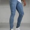 Vol. 7 Skinny Ripped Jeans - Blue