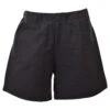 Premium Heavyweight Black Cotton Relaxed Fit Shorts