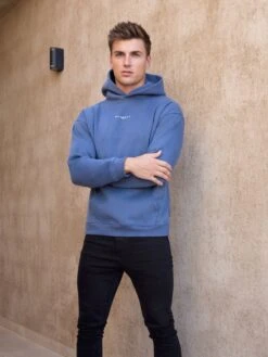 Evolved Lite Relaxed Hoodie - Blue -Blakely Clothing Store 8365Blue 12D