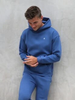 Anchor Relaxed Hoodie - Blue 10 Anchor Relaxed Hoodie - Blue -Blakely Clothing Store 836ABlue05D
