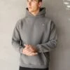 Anchor Relaxed Hoodie - Charcoal -Blakely Clothing Store 836AGrey 02LEADD