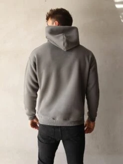 Anchor Relaxed Hoodie - Charcoal 8 Anchor Relaxed Hoodie - Charcoal -Blakely Clothing Store 836AGrey 04D
