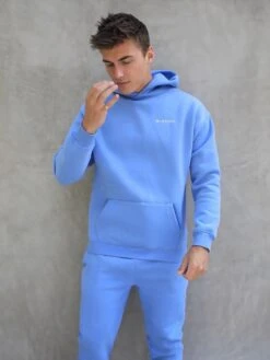 Series Relaxed Hoodie - Light Blue -Blakely Clothing Store 836AMLightBlue 04D