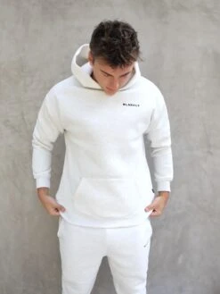 Series Relaxed Hoodie - Marl White 11 Series Relaxed Hoodie - Marl White -Blakely Clothing Store 836AMMarlwhite 06D