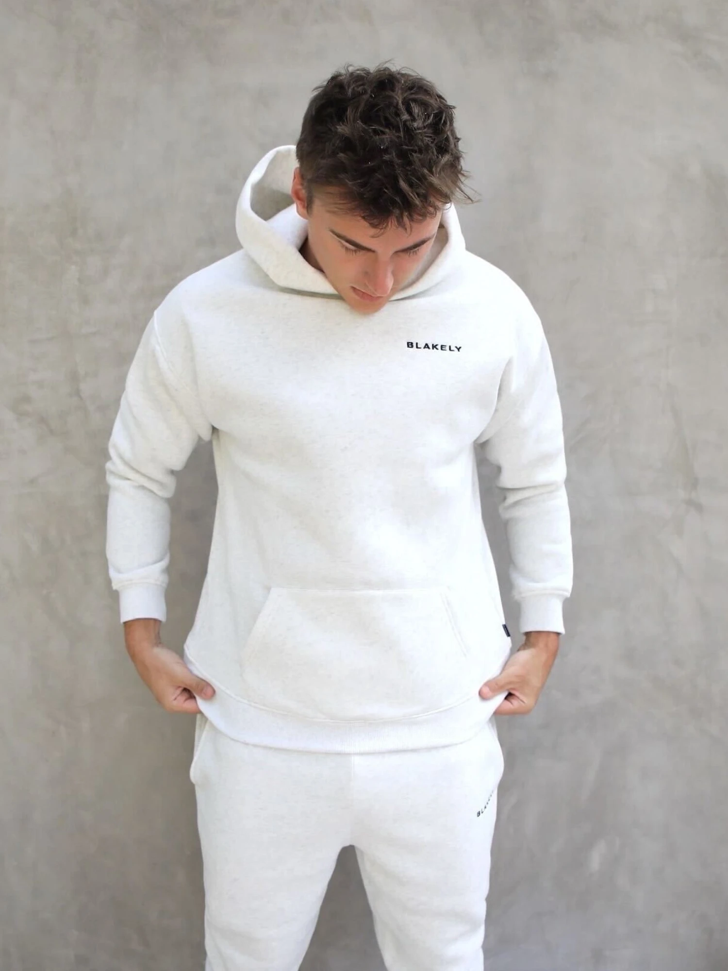 Series Relaxed Hoodie - Marl White 6 Series Relaxed Hoodie - Marl White - Image 6