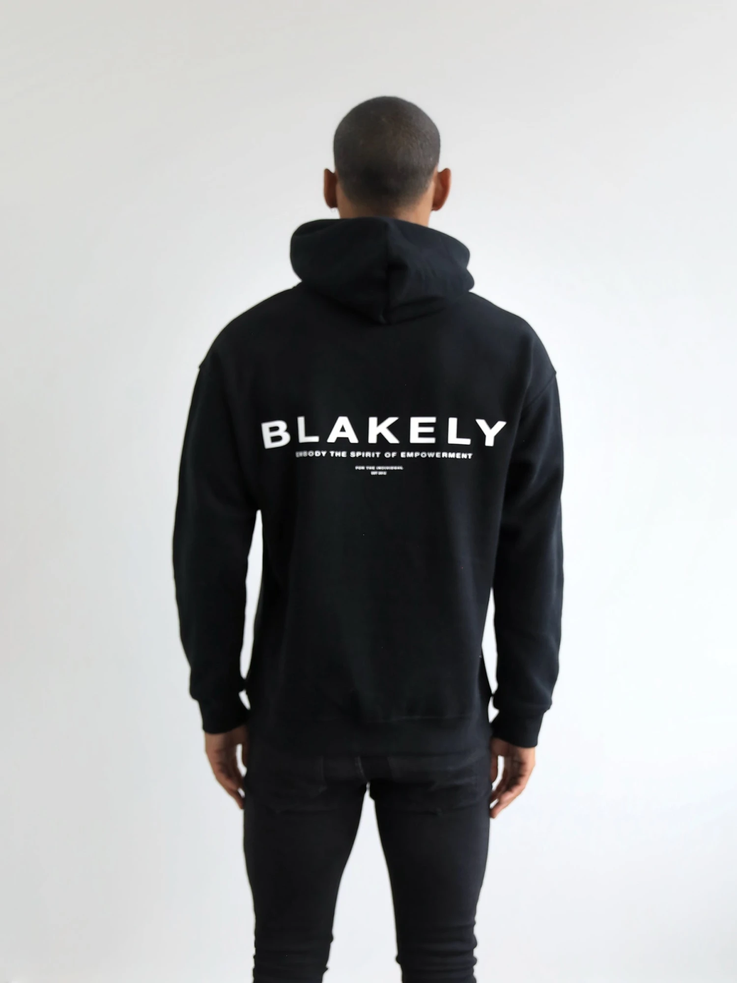 Statement Relaxed Hoodie - Black 4 Statement Relaxed Hoodie - Black - Image 4