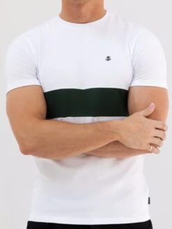 Iowa T-Shirt - White & Green -Blakely Clothing Store 846Green01D