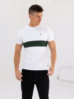 Iowa T-Shirt - White & Green -Blakely Clothing Store 846Green03D