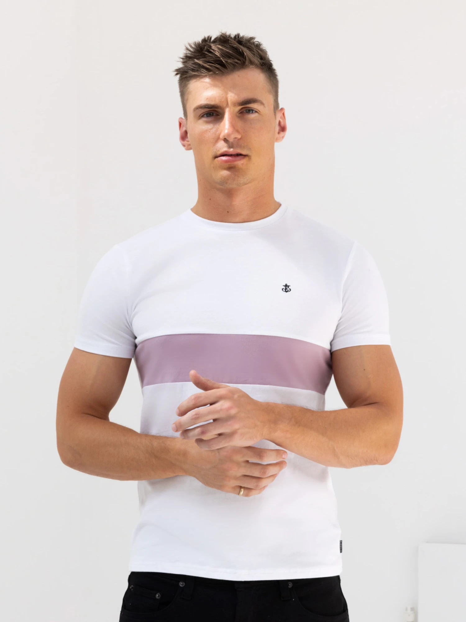 Iowa T-Shirt - White & Purple 2 Iowa T-Shirt - White & Purple - Image 2