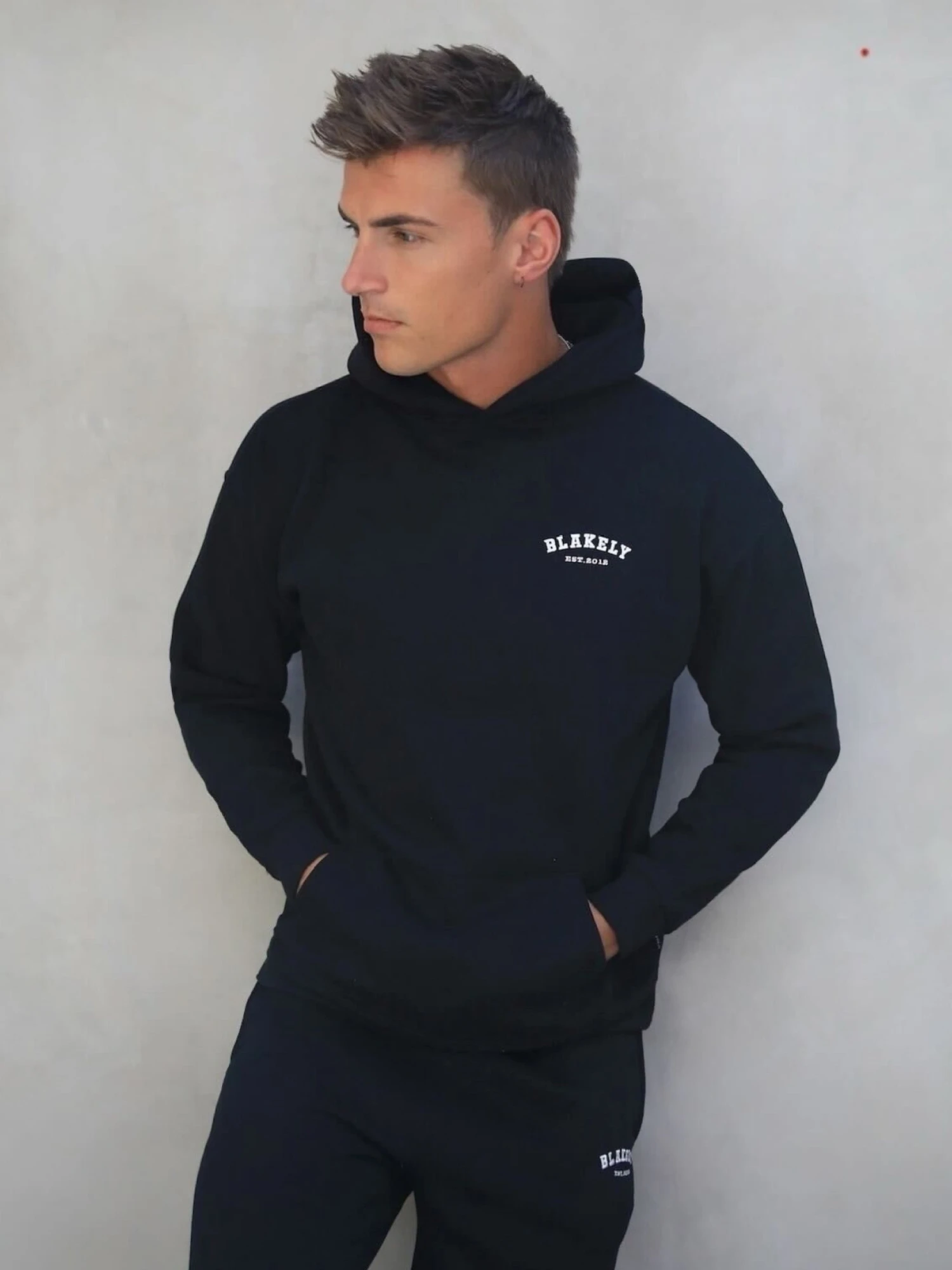 Heritage Relaxed Hoodie - Black 1 Heritage Relaxed Hoodie - Black