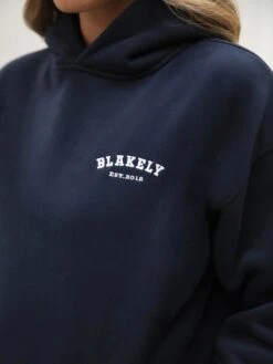 Heritage Oversized Hoodie - Dark Navy -Blakely Clothing Store 867VWNavy 05D