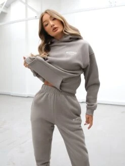 Heritage Oversized Hoodie - Neutral Grey -Blakely Clothing Store 867VWSafariGreen 01D