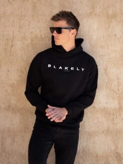 Evolved II Relaxed Hoodie - Black -Blakely Clothing Store 896BBlack 04D