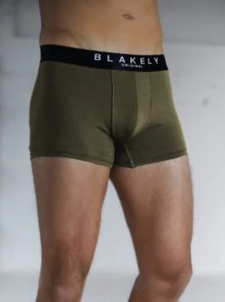 BLK Boxers - Khaki Green 3 Pack -Blakely Clothing Store 976 3 Khaki 1