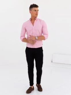 Dallas Long Sleeve Shirt - Pink 8 Dallas Long Sleeve Shirt - Pink -Blakely Clothing Store A250PINK02D