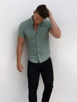 Hunter Short Sleeve Shirt - Mint Green -Blakely Clothing Store A250SMint 06D 9796442a 97a3 4ee8 8aa3 8d248e8bb5b6