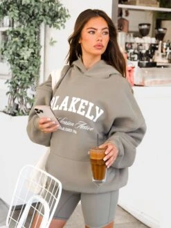 Melrose Oversized Hoodie - Safari Green -Blakely Clothing Store ALLSEASONSBRANDD 6