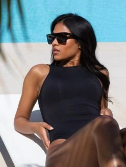 Florence Swimsuit - Black -Blakely Clothing Store B107BLACK 03D