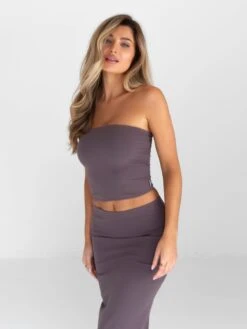 Alessia Bandeau Top - Mocha 9 Alessia Bandeau Top - Mocha -Blakely Clothing Store B118 4Brown 03D
