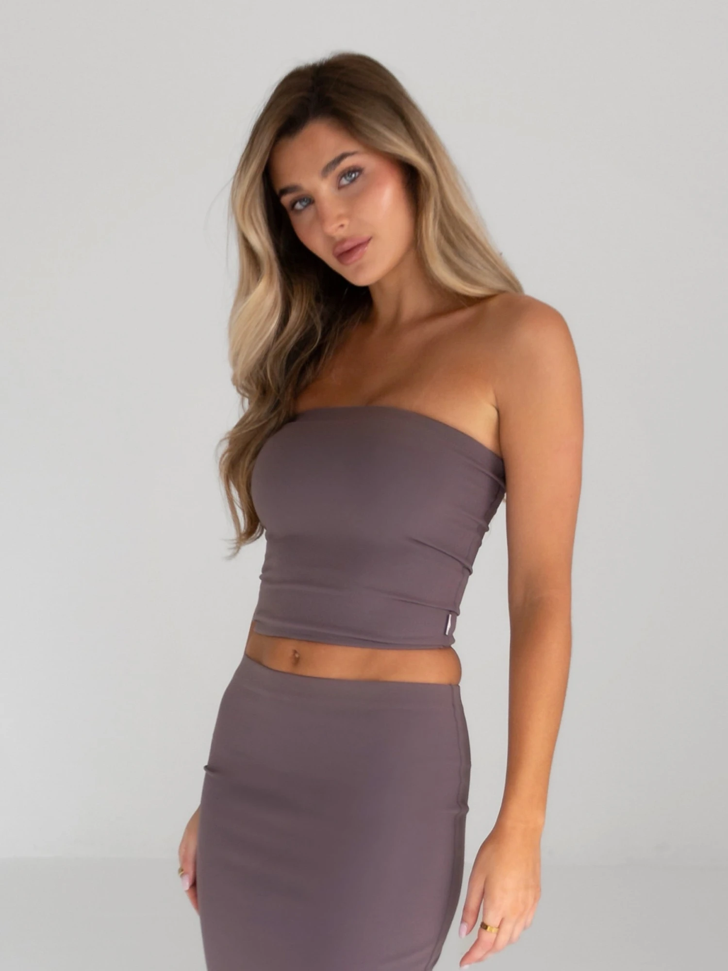Alessia Bandeau Top - Mocha 5 Alessia Bandeau Top - Mocha - Image 5