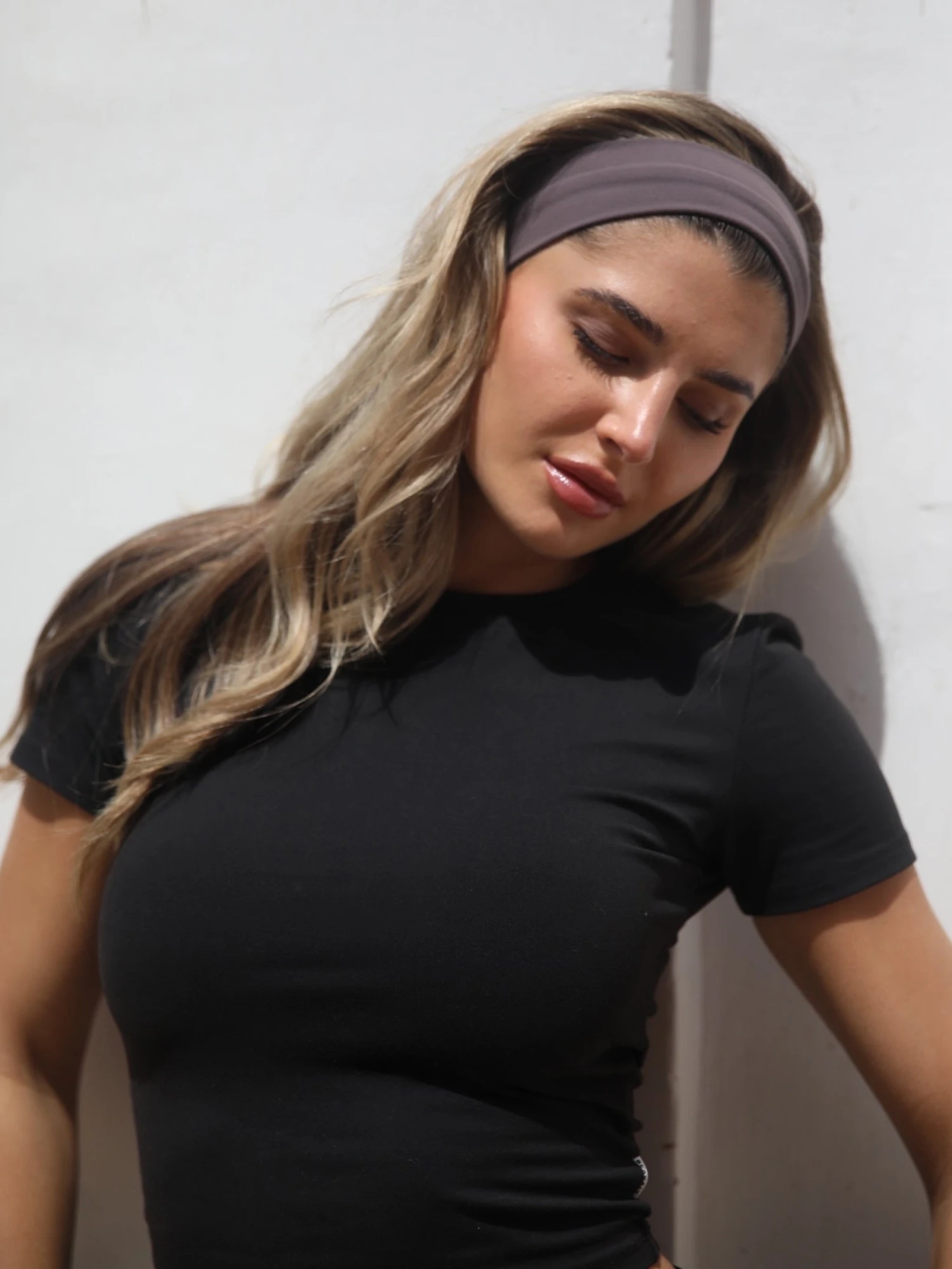 Soft Headband - Mocha 1 Soft Headband - Mocha