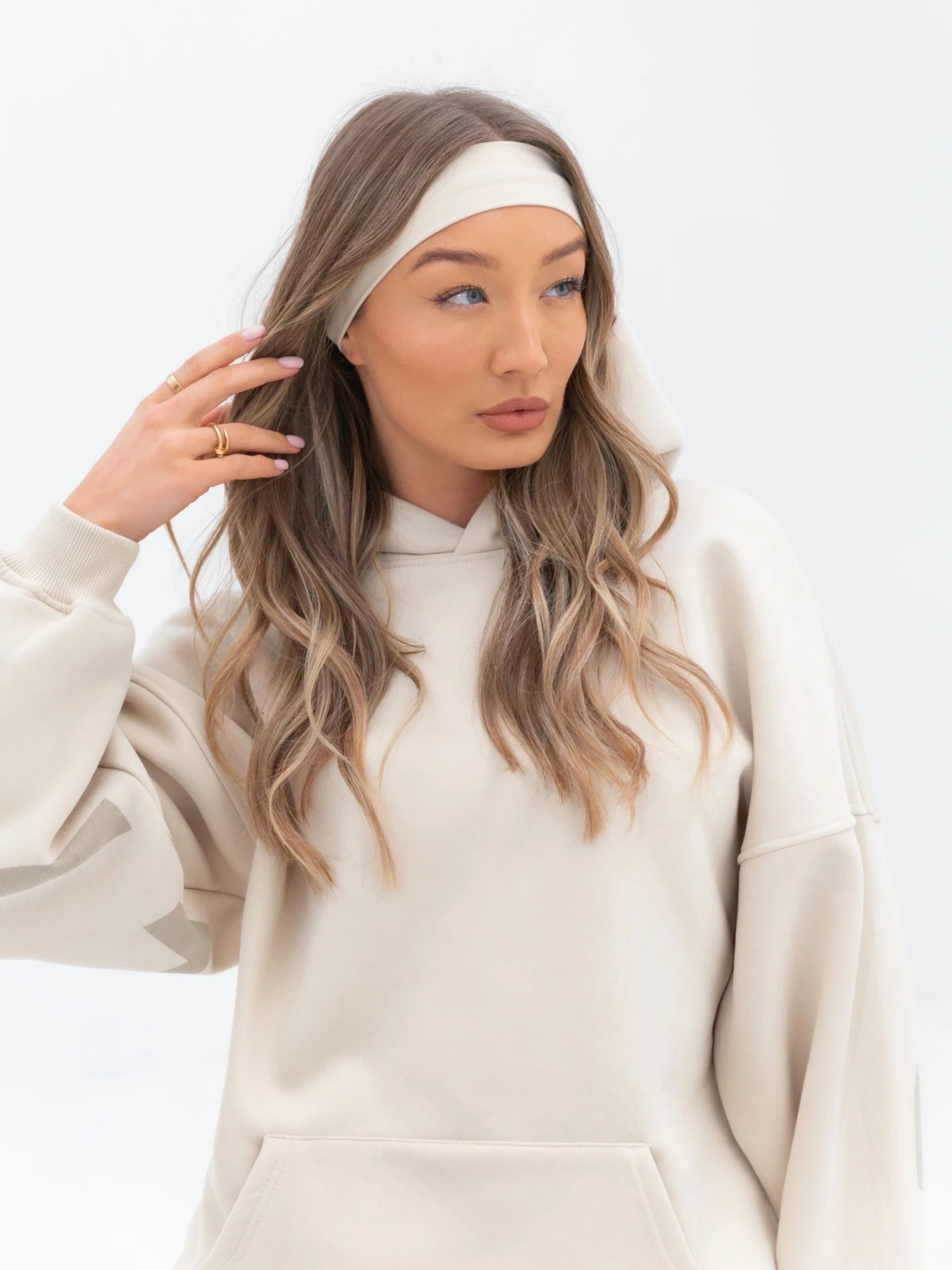 Soft Headband - Bone 1 Soft Headband - Bone