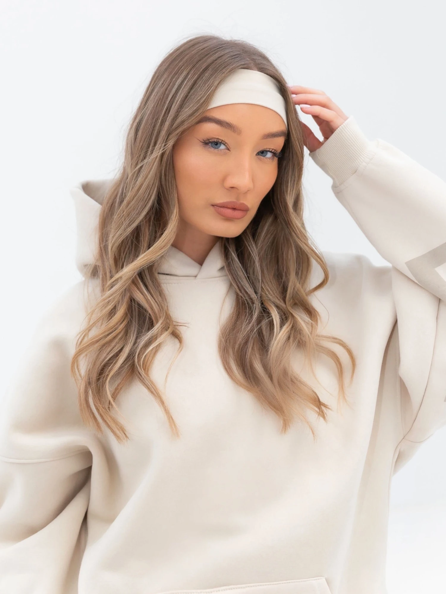 Soft Headband - Bone 2 Soft Headband - Bone - Image 2