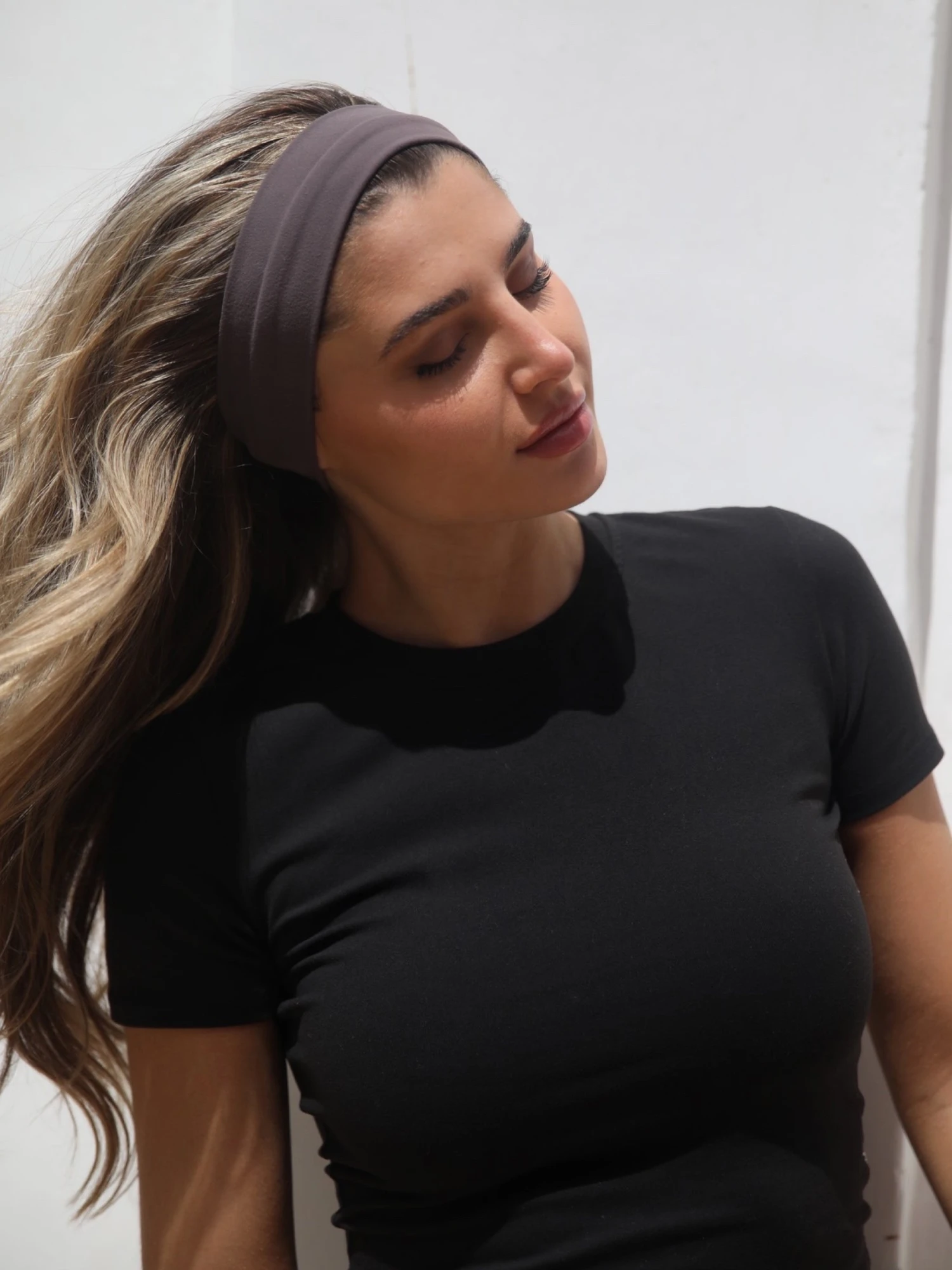 Soft Headband - Mocha 3 Soft Headband - Mocha - Image 3